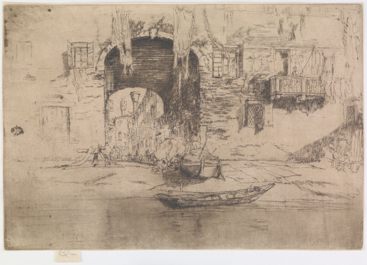 San Biagio, 1879-1880. af James Abbott McNeill Whistler