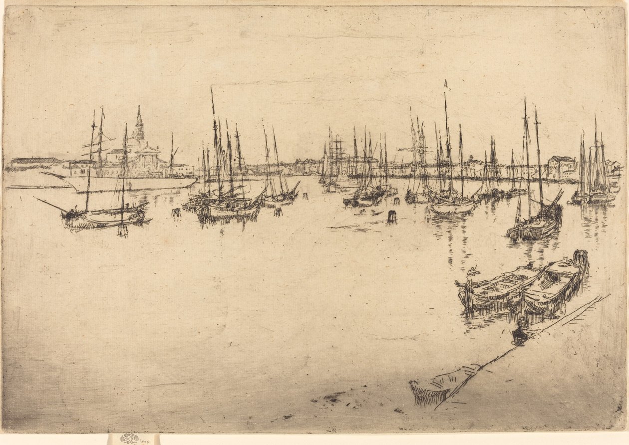 St. George, 1880. af James Abbott McNeill Whistler