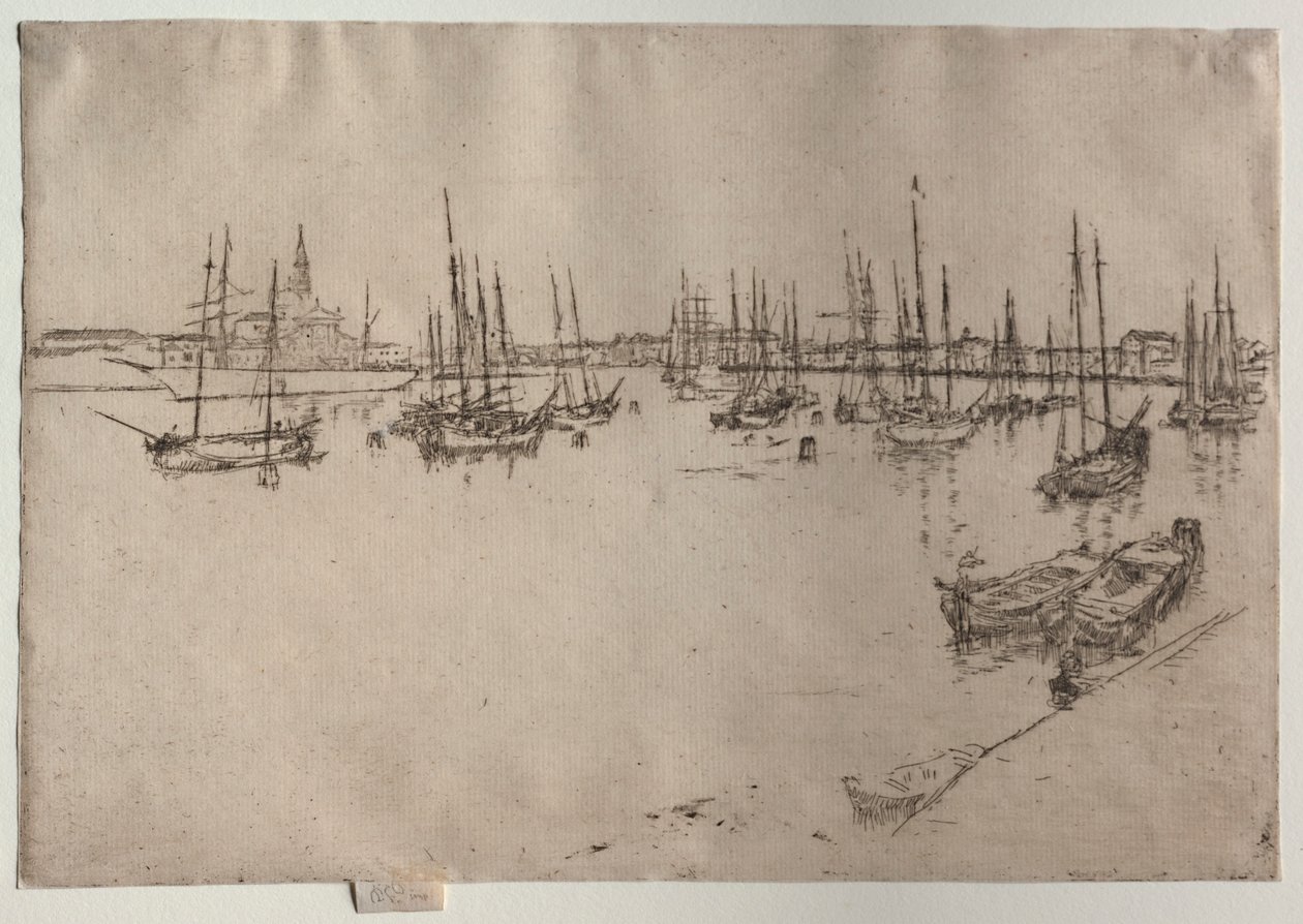 San Giorgio, Venedig, 1886. af James Abbott McNeill Whistler