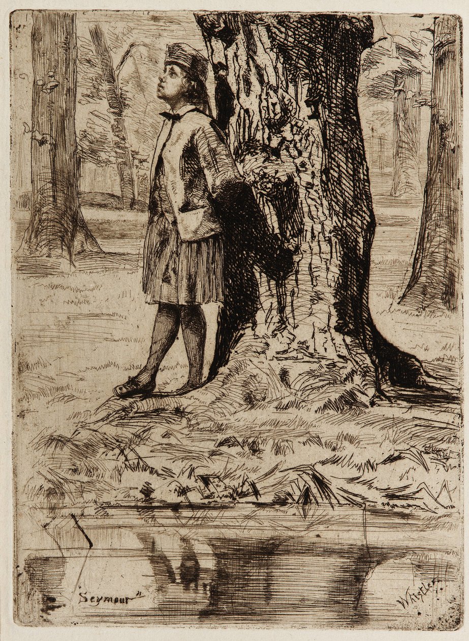 Seymour, 1859. af James Abbott McNeill Whistler