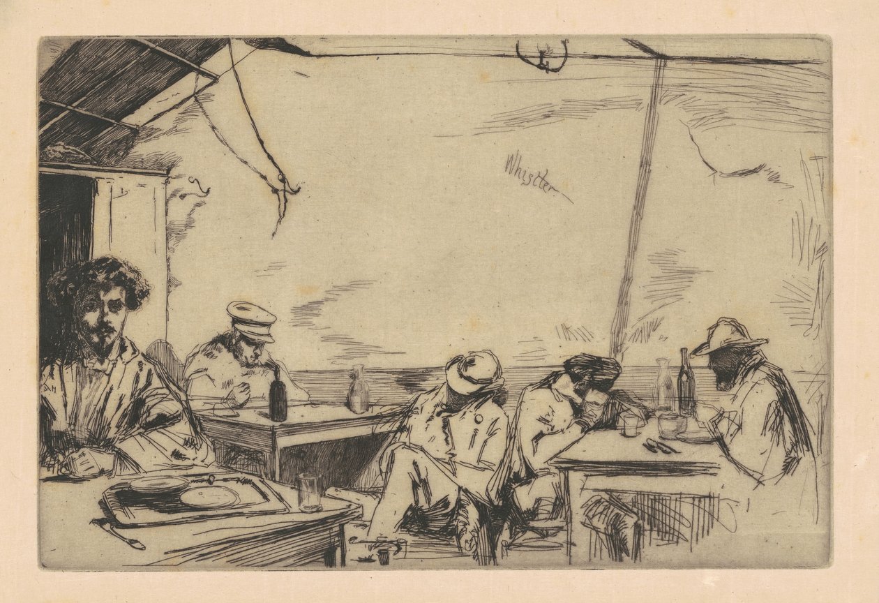 Tre øresuppe, 1859. af James Abbott McNeill Whistler