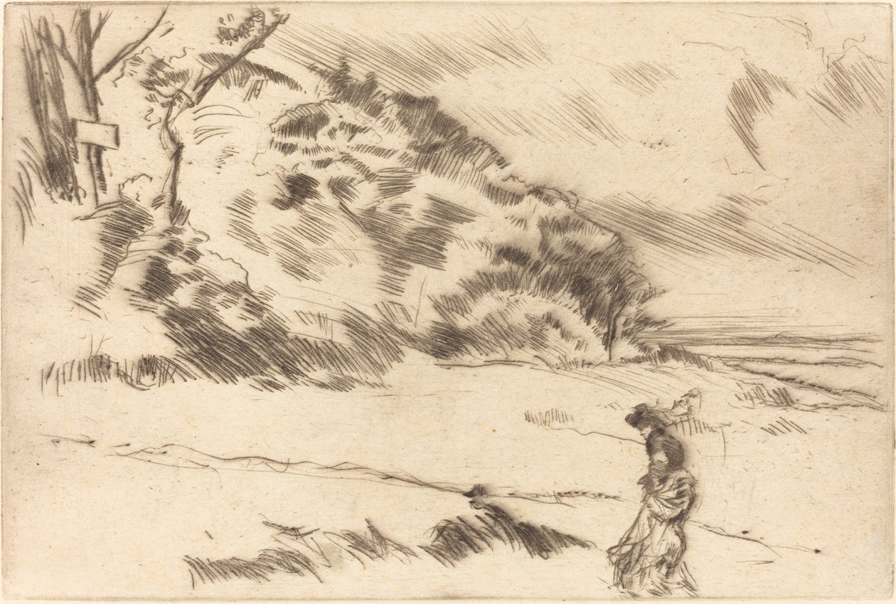 Speke Shore, ca. 1875. af James Abbott McNeill Whistler