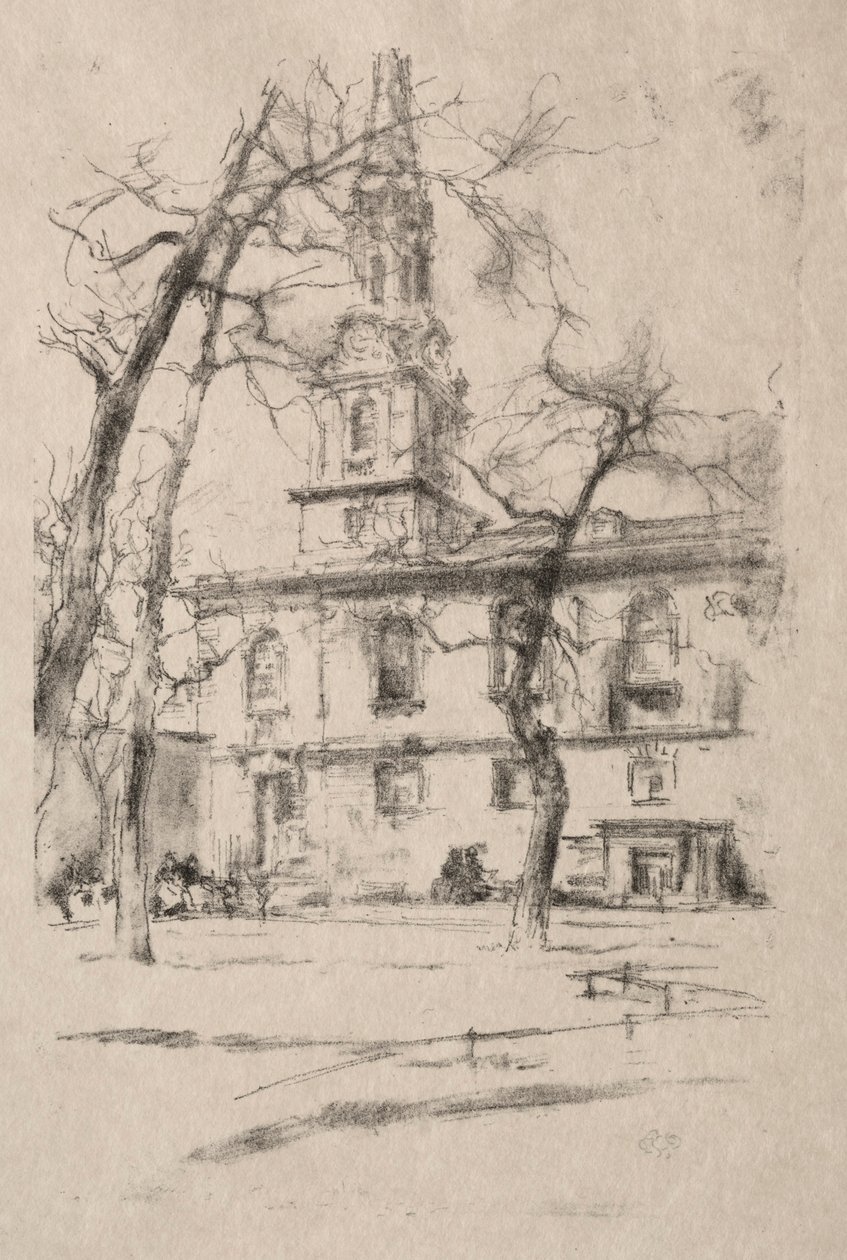 St. Giles-in-the-Fields, 1896. af James Abbott McNeill Whistler