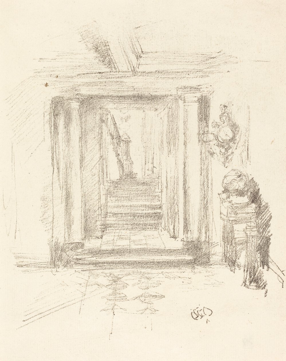 Trappe, 1891. af James Abbott McNeill Whistler