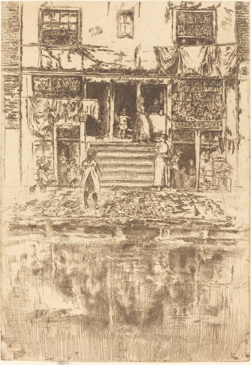 Steps, Amsterdam, 1889. af James Abbott McNeill Whistler