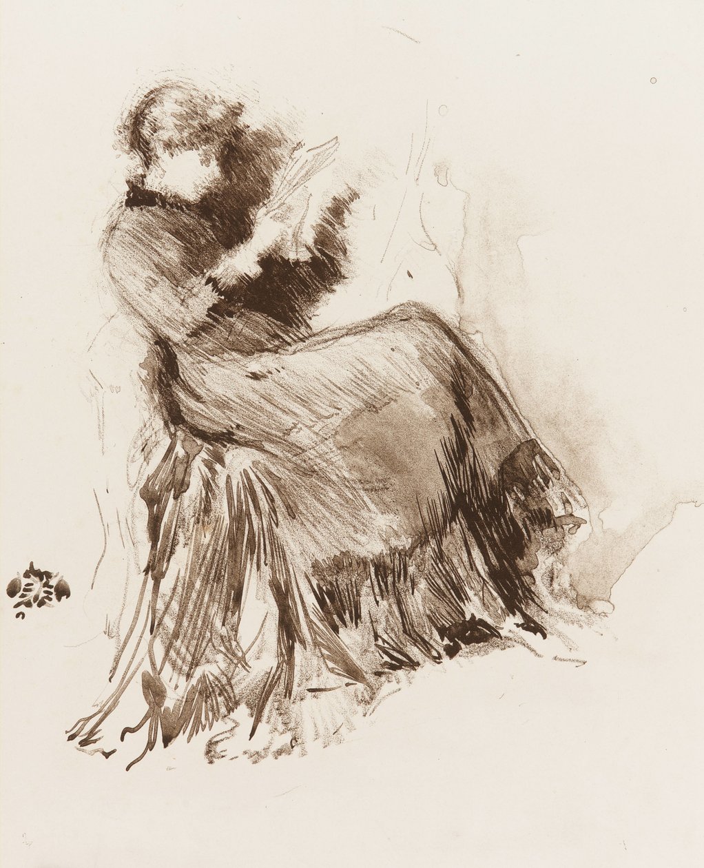 Studie, 1878. af James Abbott McNeill Whistler