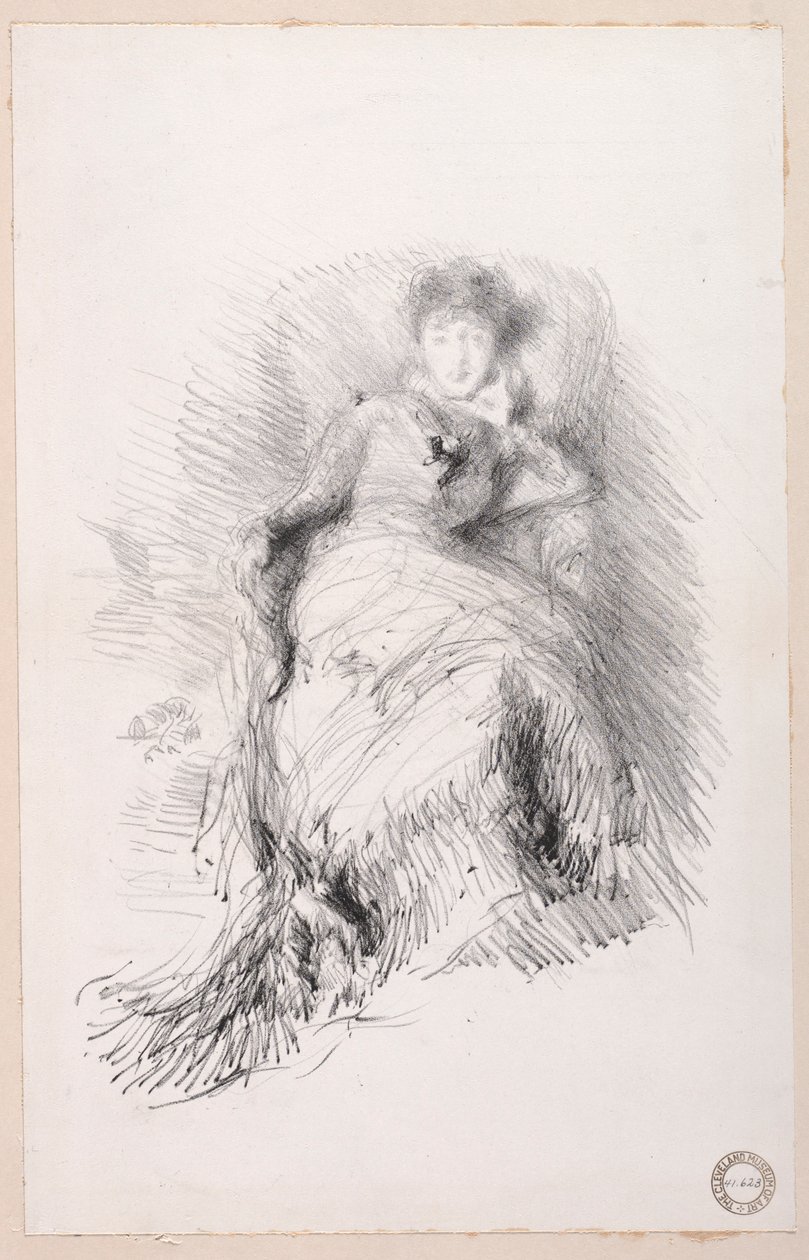 Studie, 1878. af James Abbott McNeill Whistler