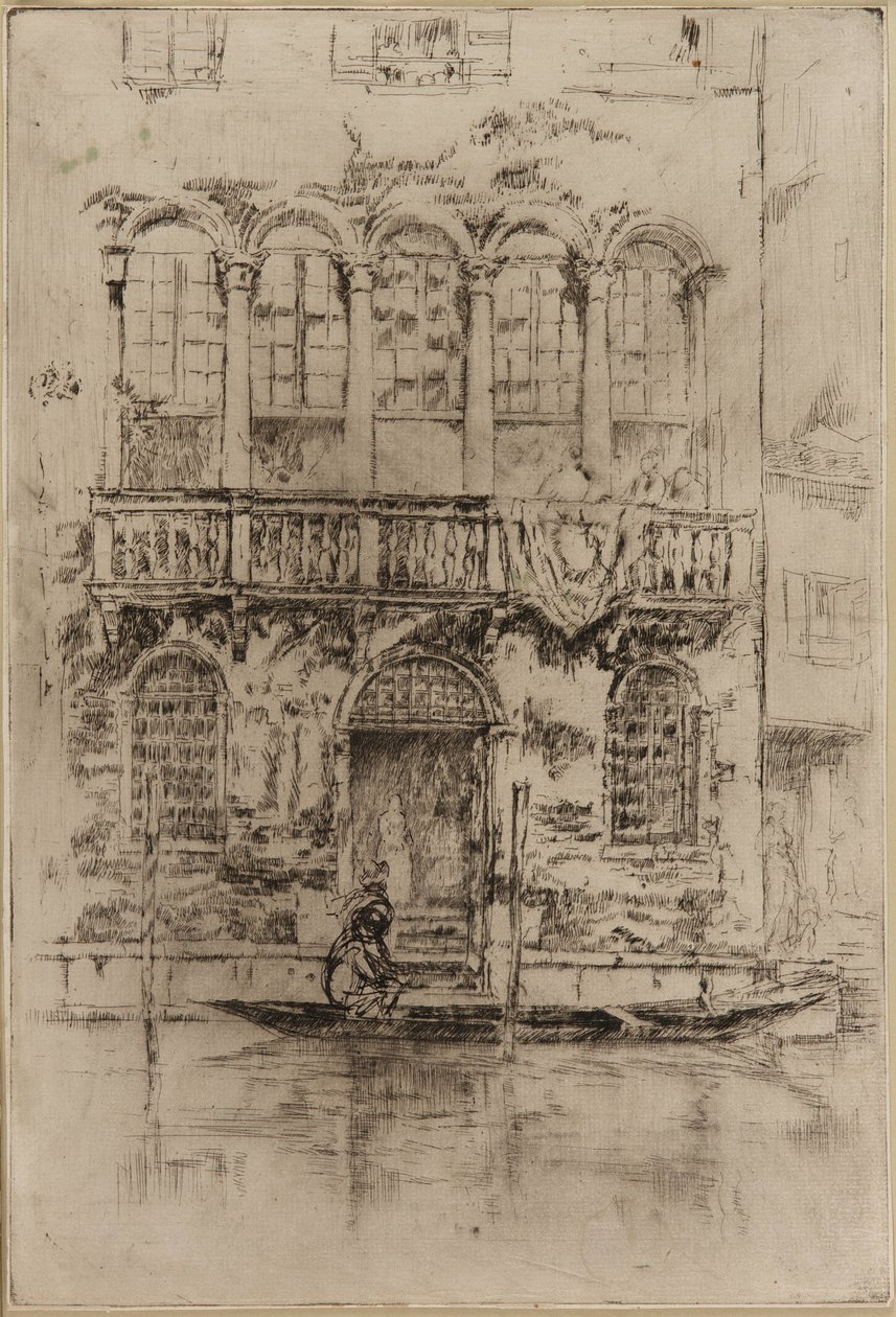 Balkonen, 1879-1880. af James Abbott McNeill Whistler