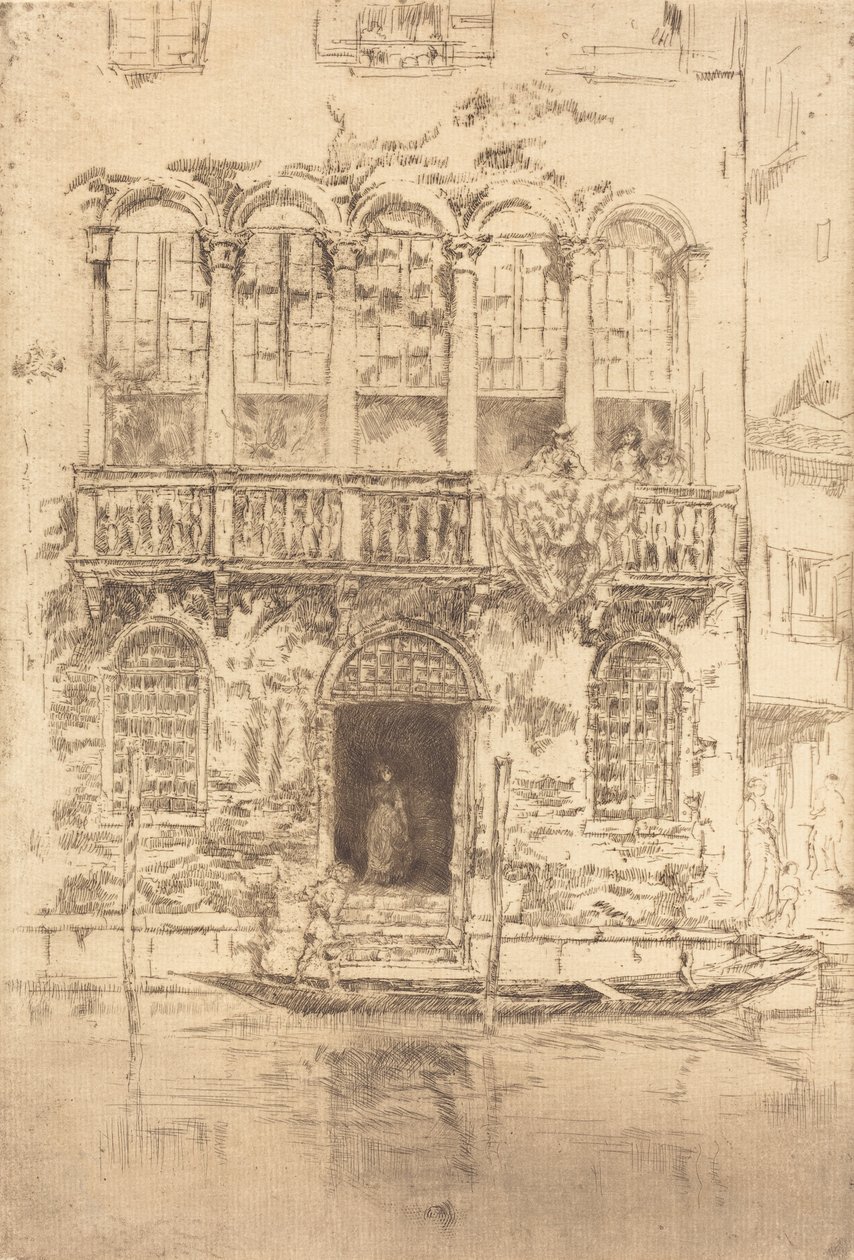 Balkonen, 18791880. af James Abbott McNeill Whistler