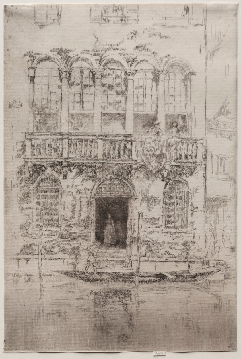 Balkonen, ca. 1880. af James Abbott McNeill Whistler