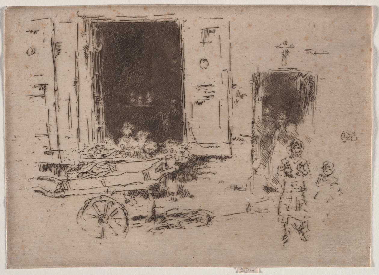 The Barrow, Bruxelles. af James Abbott McNeill Whistler