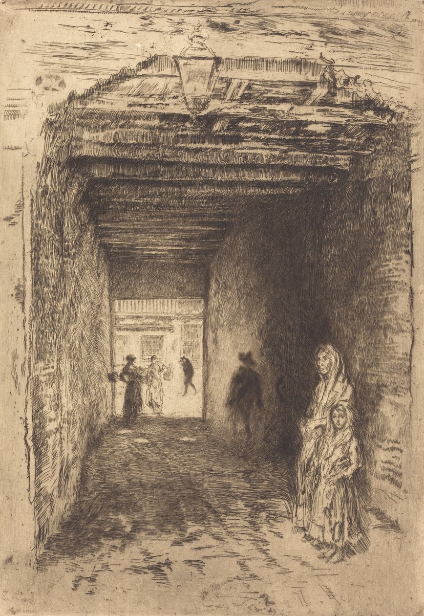 Tiggerne, 18791880. af James Abbott McNeill Whistler