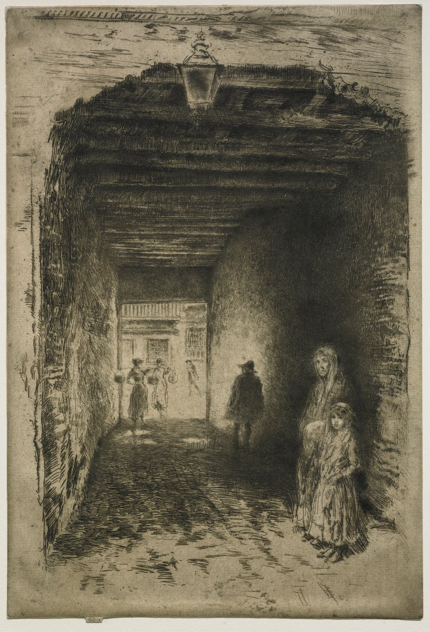 Tiggerne, 1880. af James Abbott McNeill Whistler