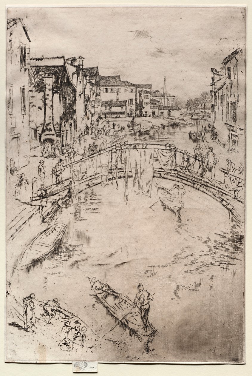 Broen, 1886. af James Abbott McNeill Whistler