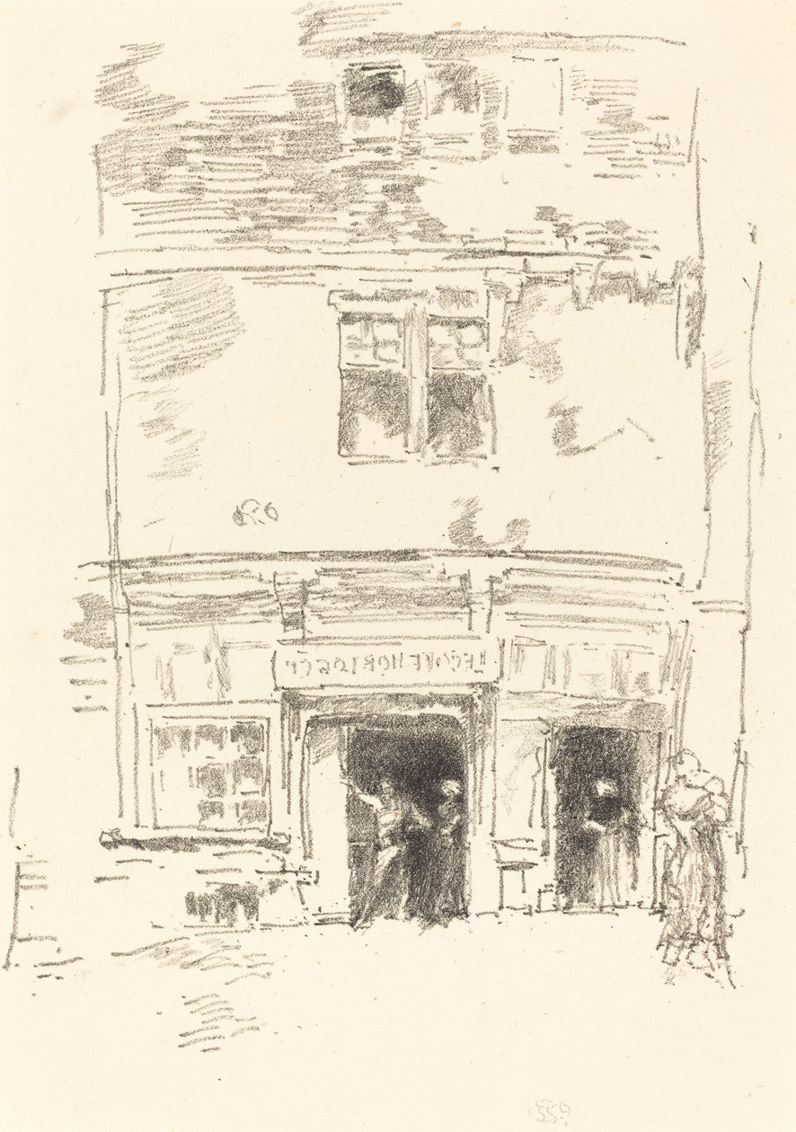 Urmagerne, Paimpol, 1893. af James Abbott McNeill Whistler