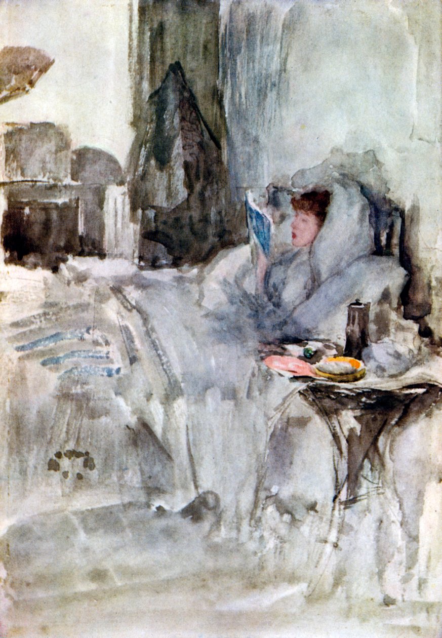 The Convalescent, 1800-tallet, 1933 af James Abbott McNeill Whistler