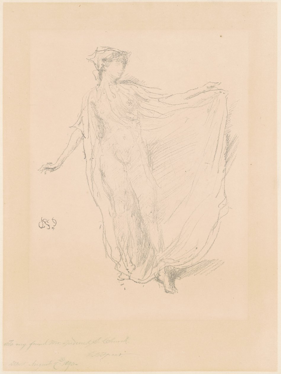 Den dansende pige, 1889. af James Abbott McNeill Whistler