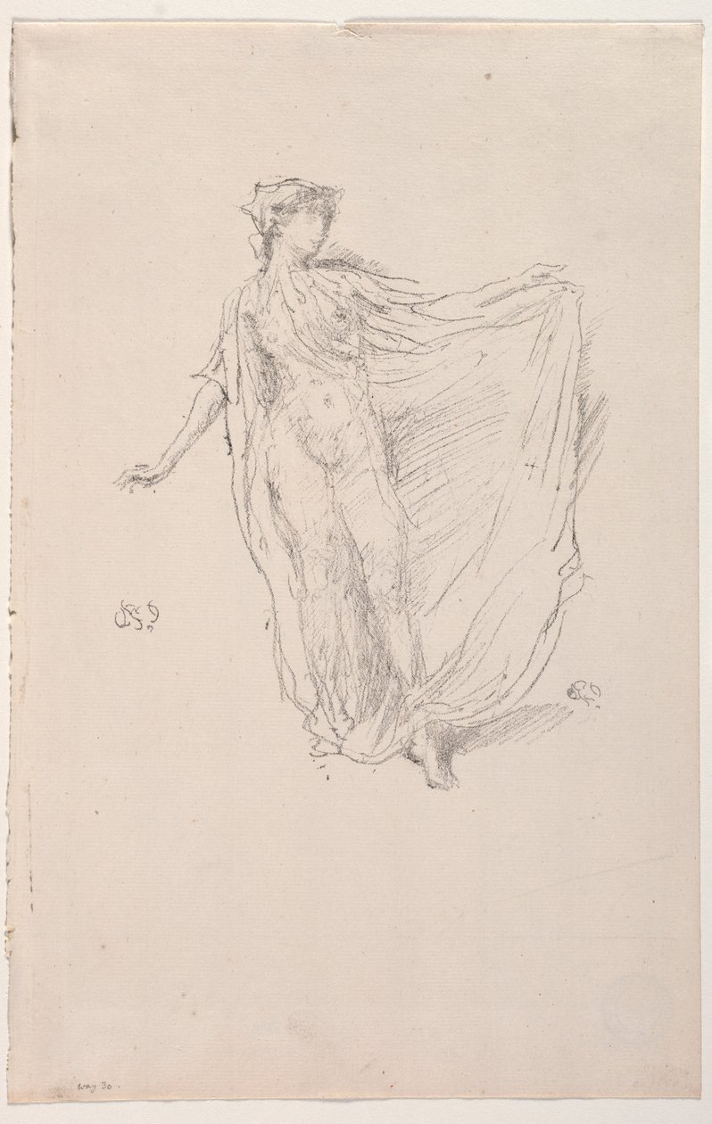 Den dansende pige, 1890. af James Abbott McNeill Whistler