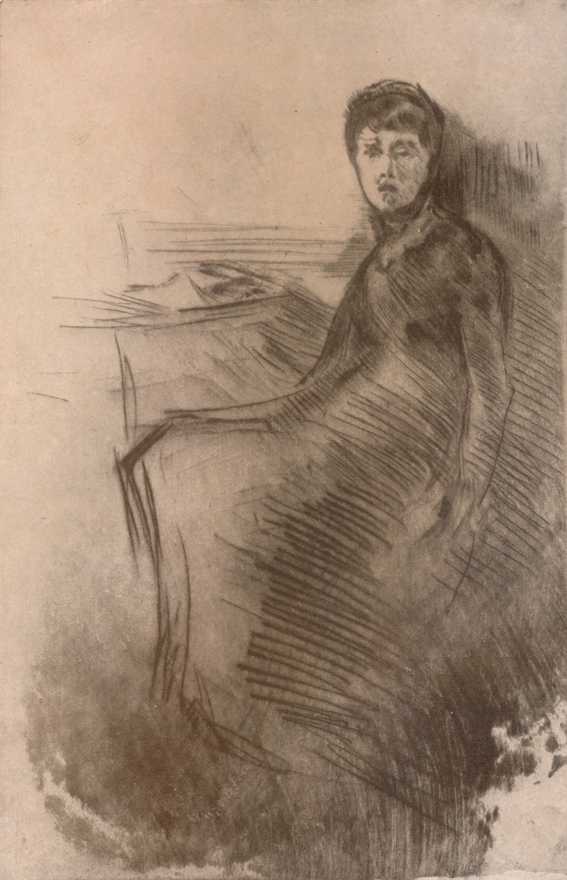 Skrivebordet, c1870, 1904 af James Abbott McNeill Whistler