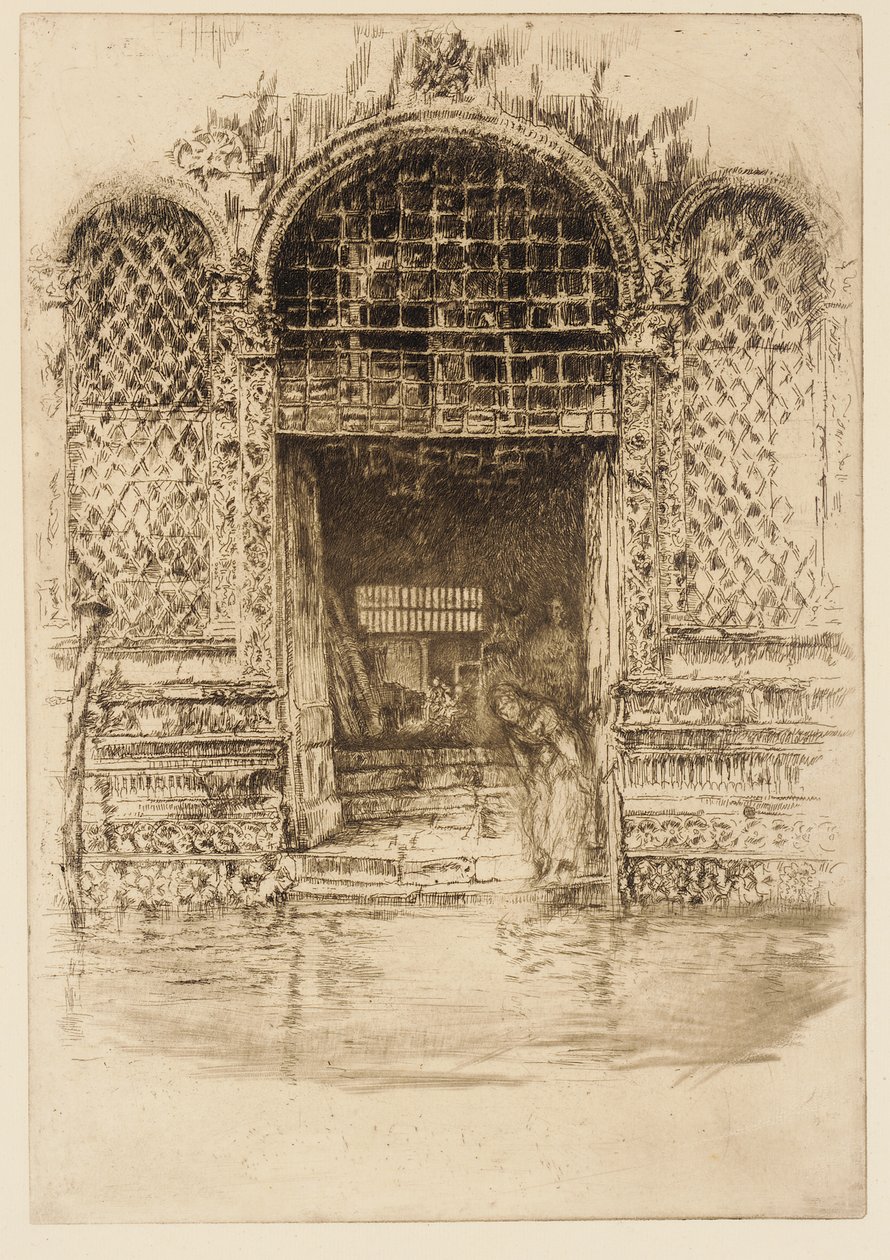 Døråbningen, 1879-1880. af James Abbott McNeill Whistler