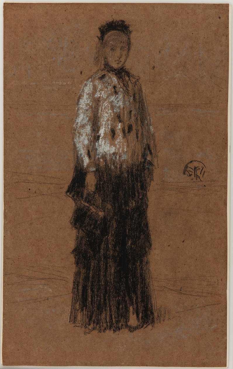 Hermelinfrakken, 1870-1873. af James Abbott McNeill Whistler