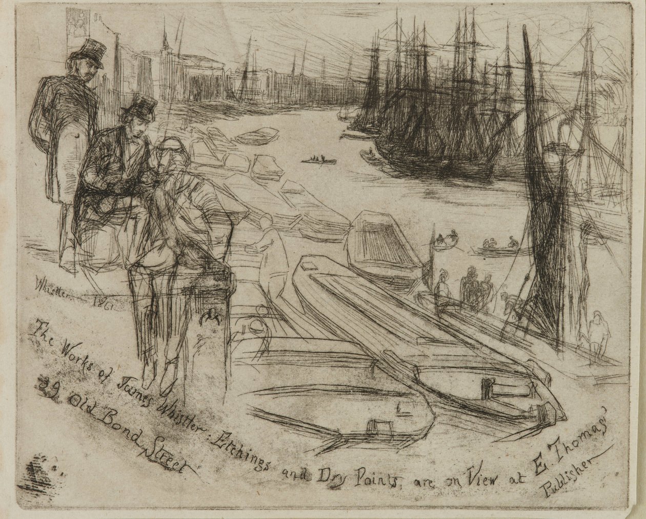 Den lille pool, 1861. af James Abbott McNeill Whistler