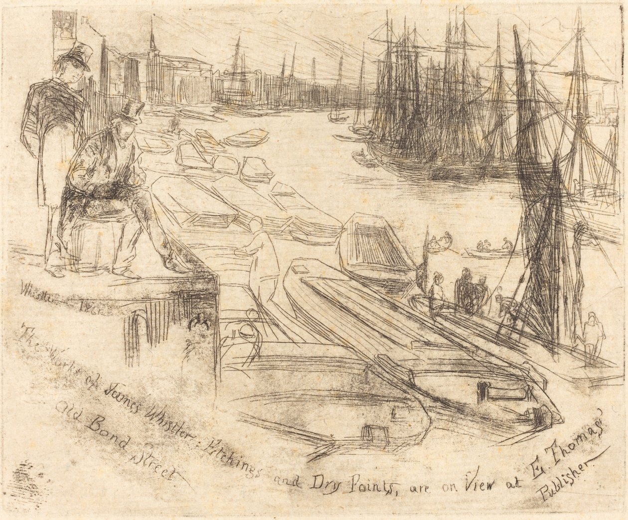 Den lille pool, 1861. af James Abbott McNeill Whistler