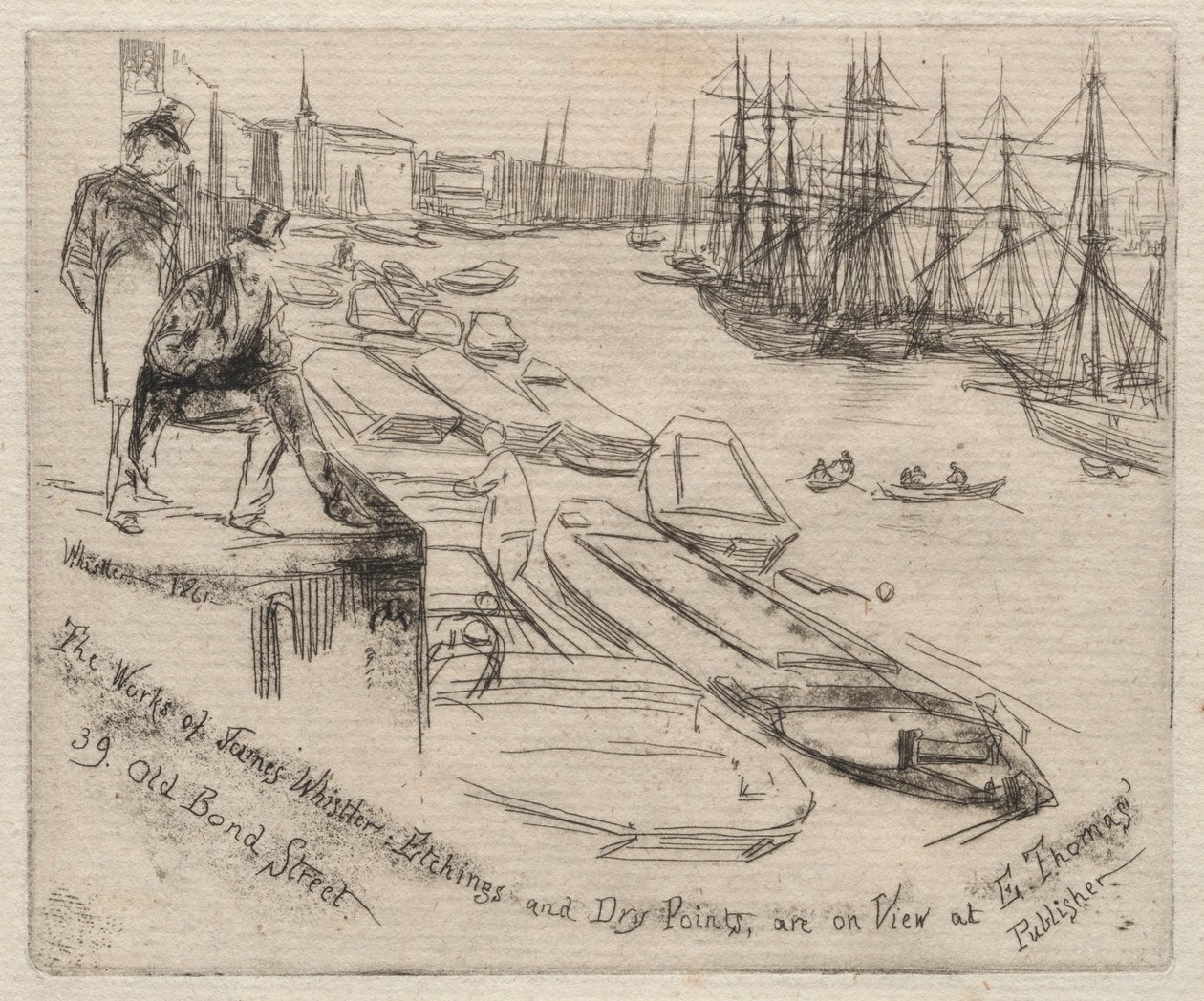 Den lille pool, 1861. af James Abbott McNeill Whistler