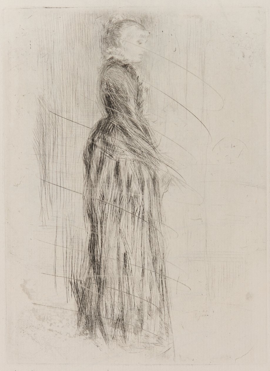 Den lille fløjlskjole, 1873. af James Abbott McNeill Whistler
