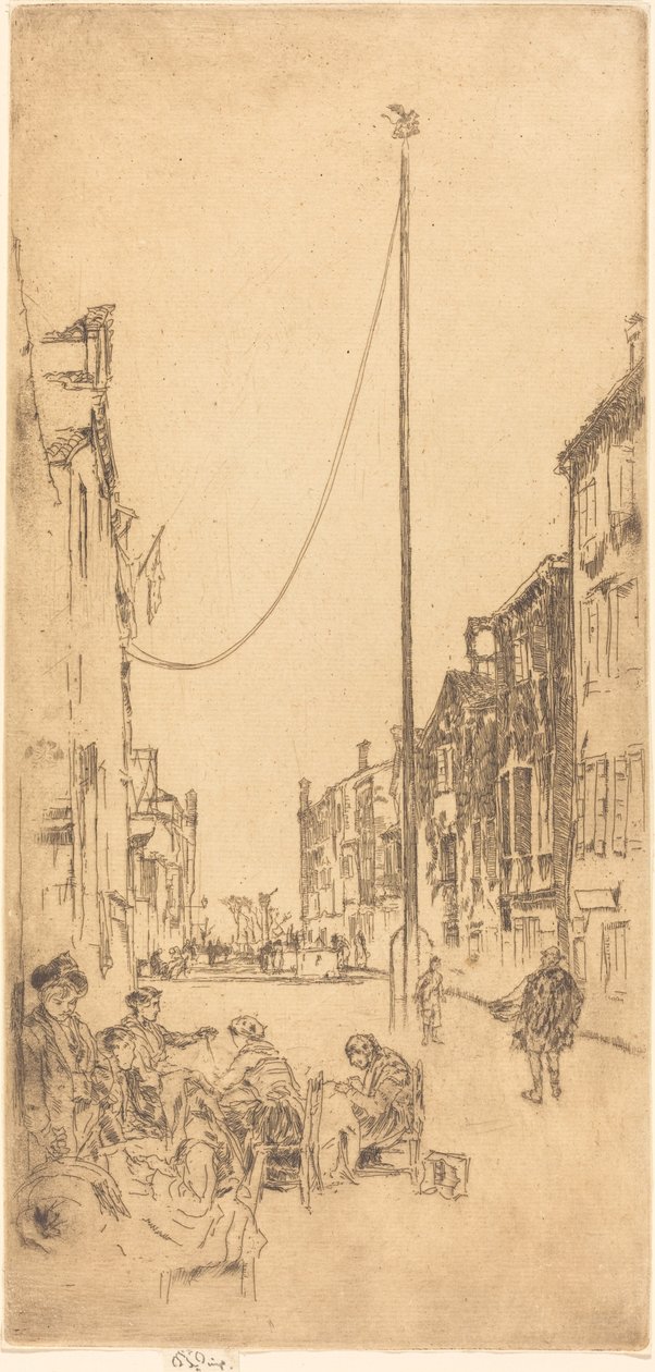 Masten, 18791880. af James Abbott McNeill Whistler