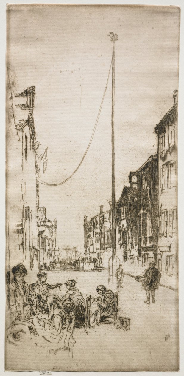 Masten, 1880. af James Abbott McNeill Whistler