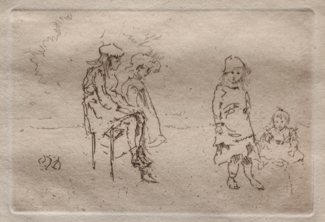 Menpes børnene. af James Abbott McNeill Whistler