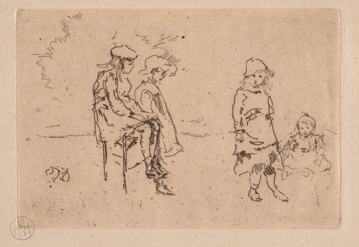 Menpes børnene. af James Abbott McNeill Whistler