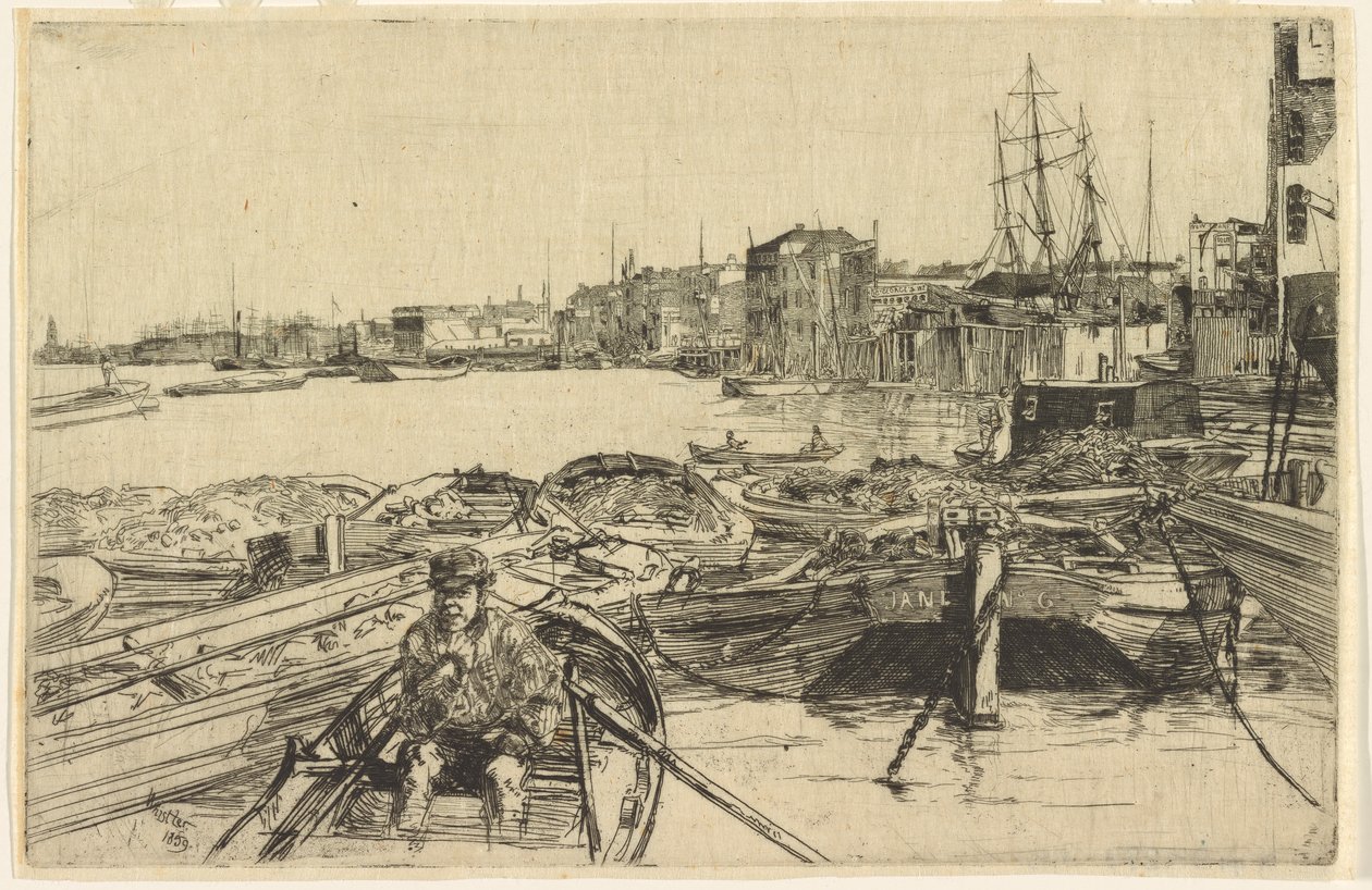 Poolen, 1859. af James Abbott McNeill Whistler