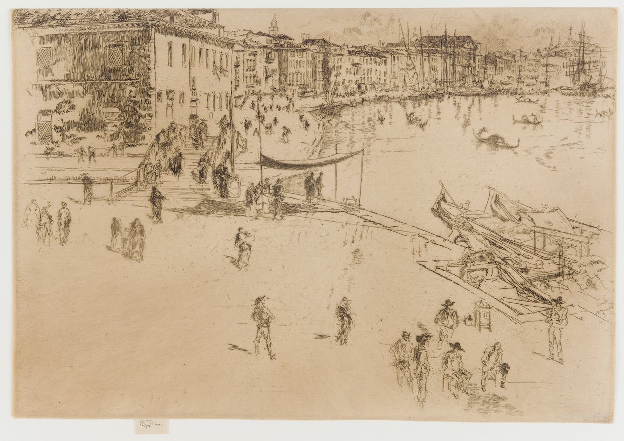 The Riva, nr. 2, 1879-1880. af James Abbott McNeill Whistler