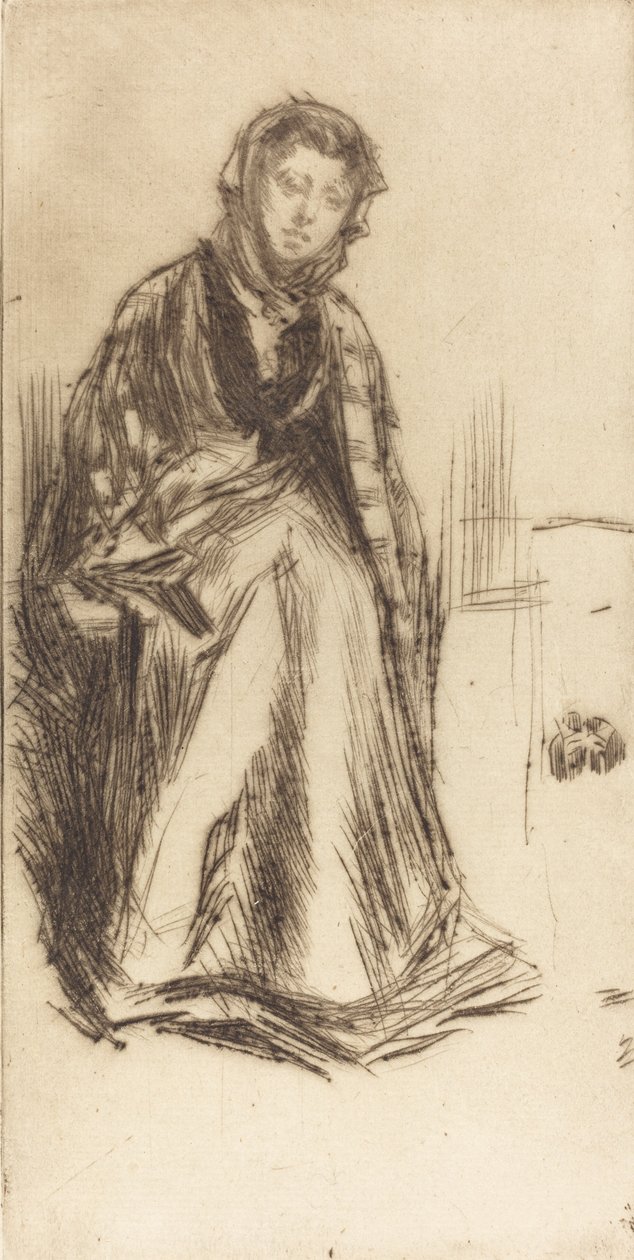 Den skotske enke, 1875. af James Abbott McNeill Whistler