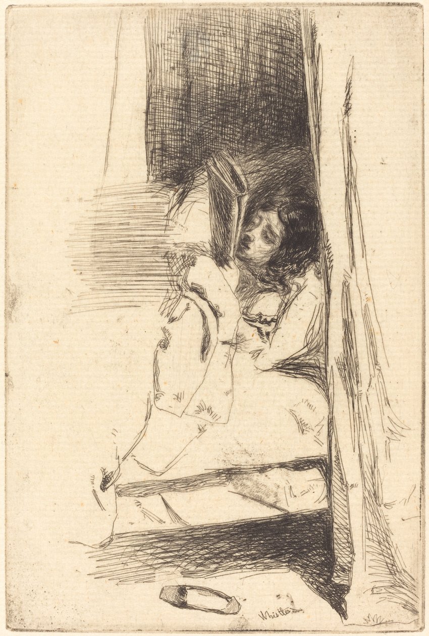 Tøflen, 1858. af James Abbott McNeill Whistler