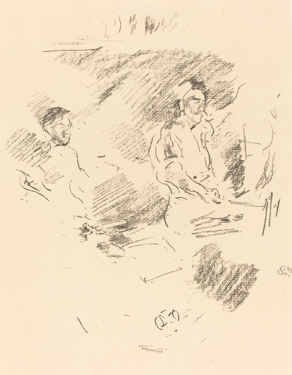 Den stærke arm, 1895. af James Abbott McNeill Whistler