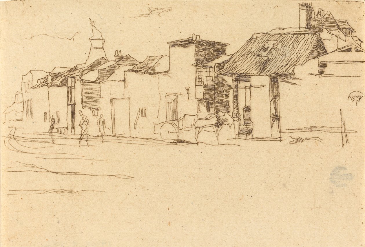 Svanen, Chelsea, 1872. af James Abbott McNeill Whistler