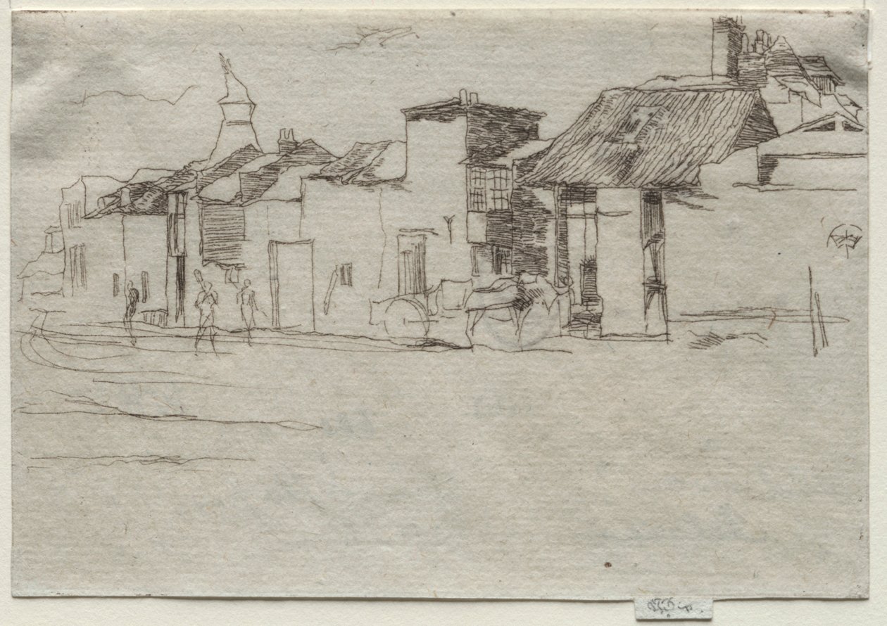 Svanen, Chelsea, ca. 1870. af James Abbott McNeill Whistler