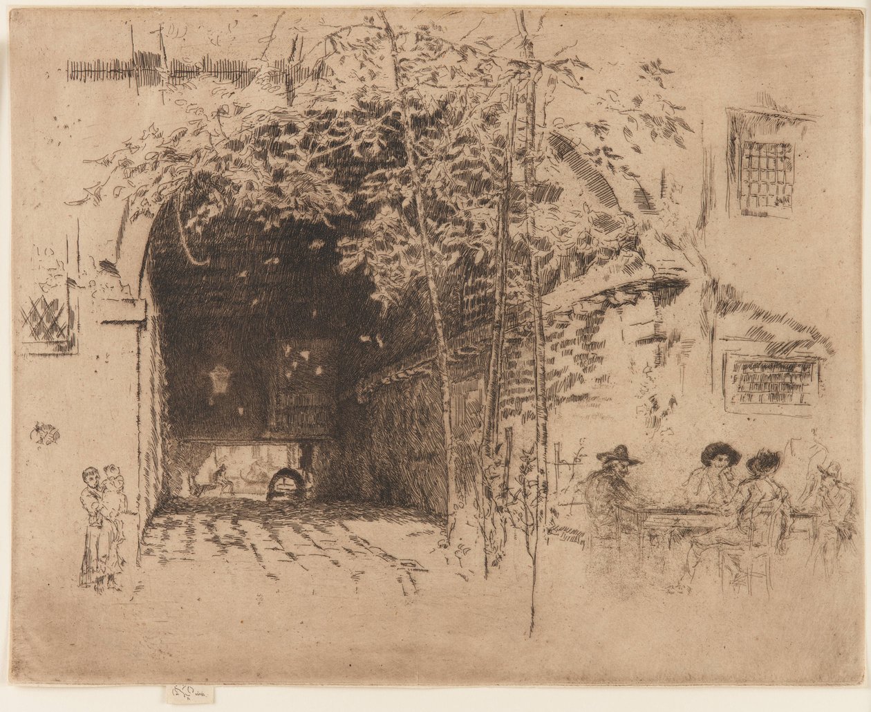 Færgen, nr. 2, 1879-1880. af James Abbott McNeill Whistler