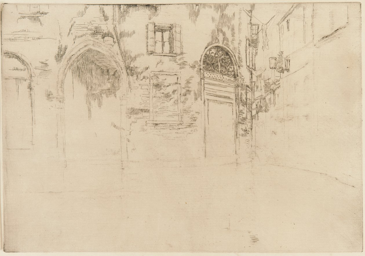 De to døråbninger, 1879-1880. af James Abbott McNeill Whistler