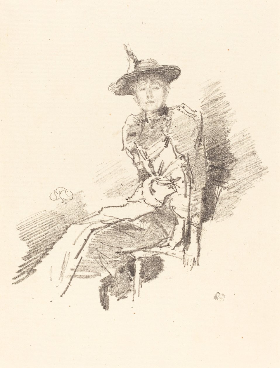 Den bevingede hat, 1890. af James Abbott McNeill Whistler