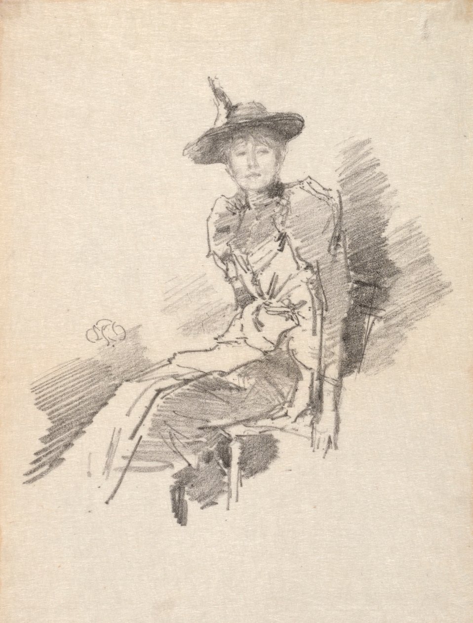 Den bevingede hat, 1890. af James Abbott McNeill Whistler