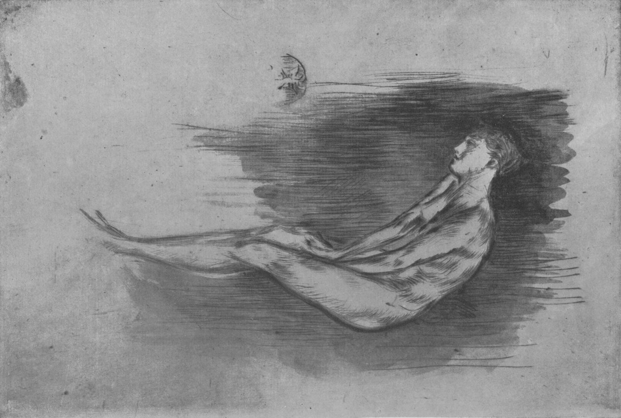 Tillie, en model, 1873, 1904 af James Abbott McNeill Whistler