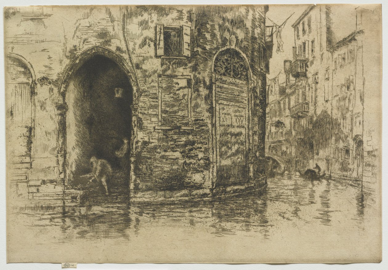 To døråbninger, 1880. af James Abbott McNeill Whistler