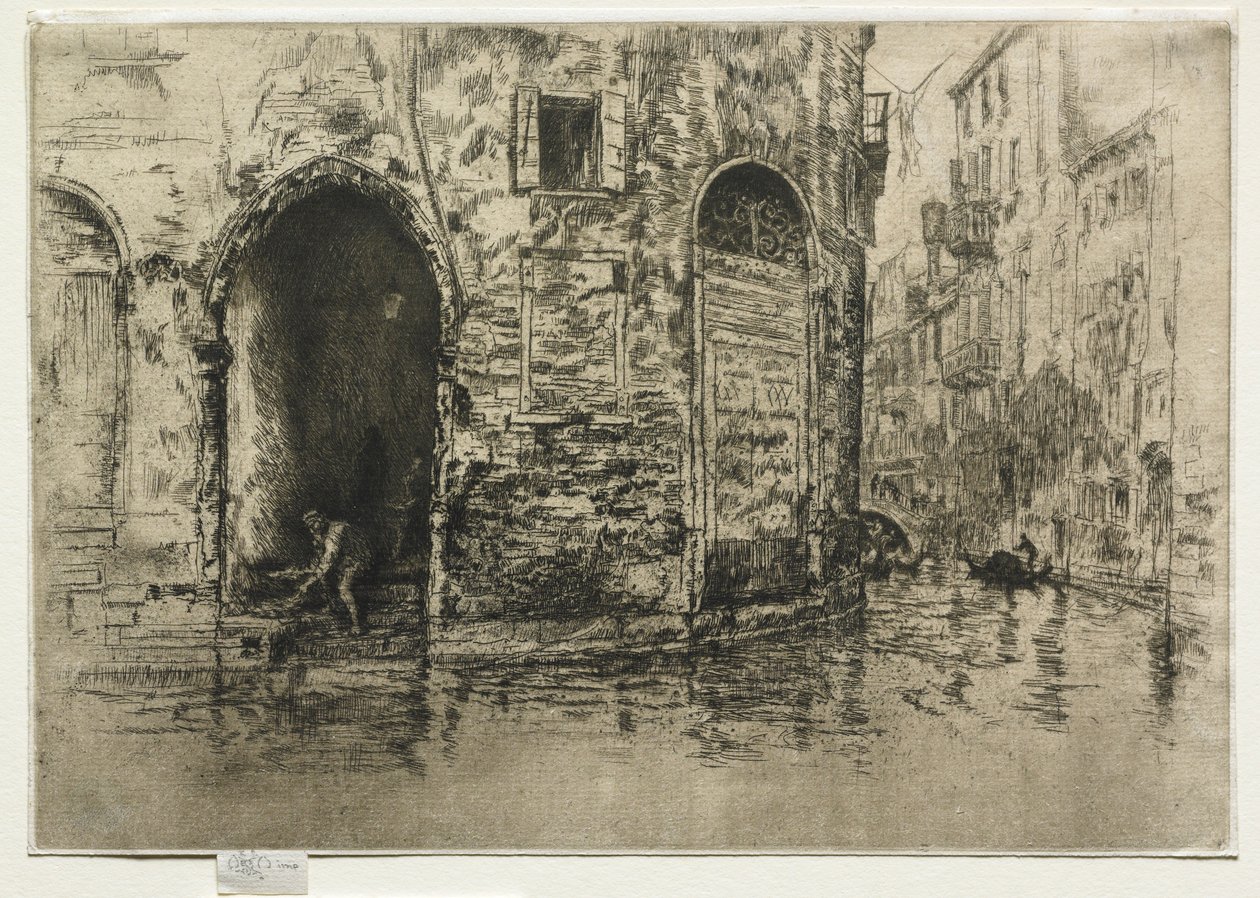 To døråbninger, 1880. af James Abbott McNeill Whistler