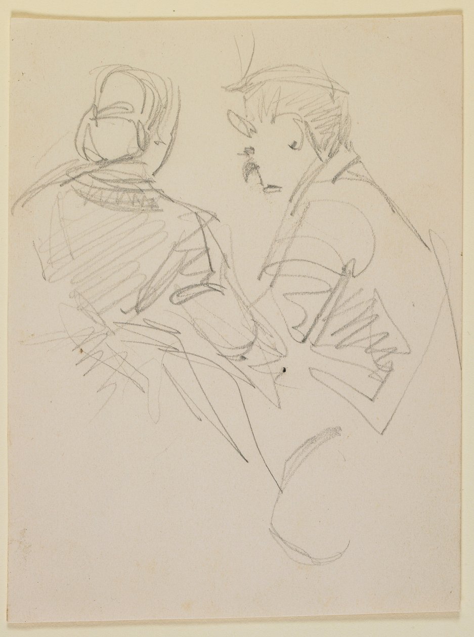 To figurer, 1858. af James Abbott McNeill Whistler