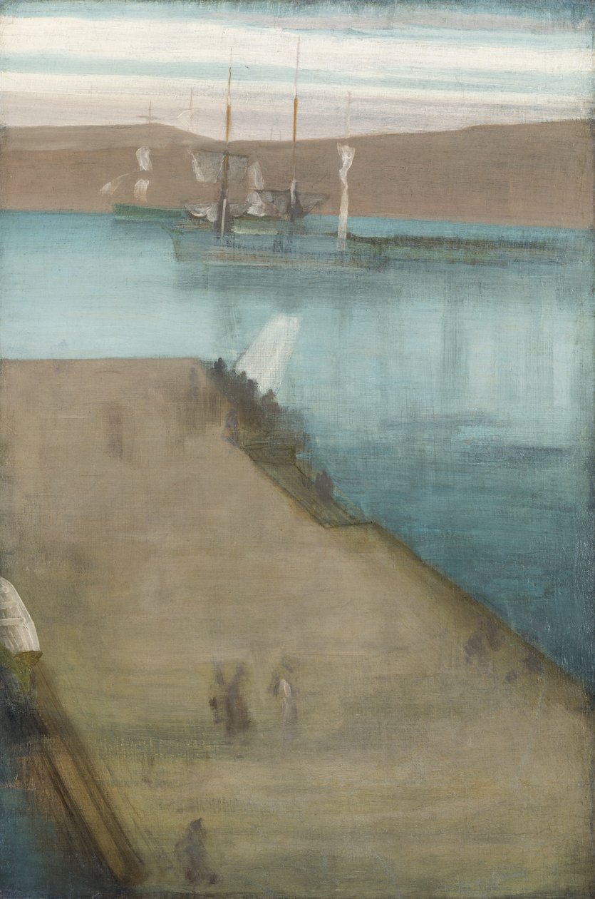 Valparaiso Havn, 1866. af James Abbott McNeill Whistler