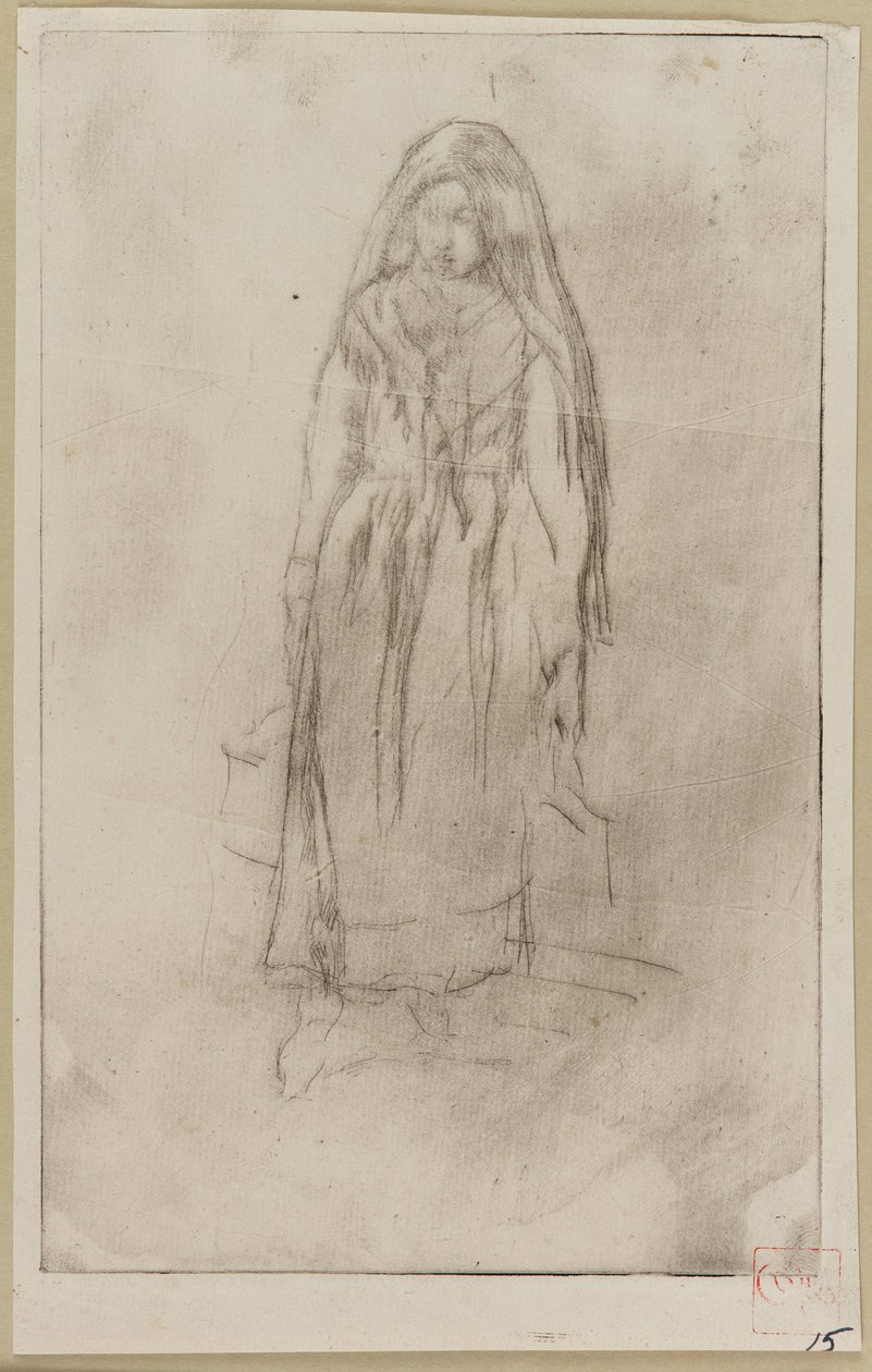 Venetiansk vandbærer, 1879-1880. af James Abbott McNeill Whistler